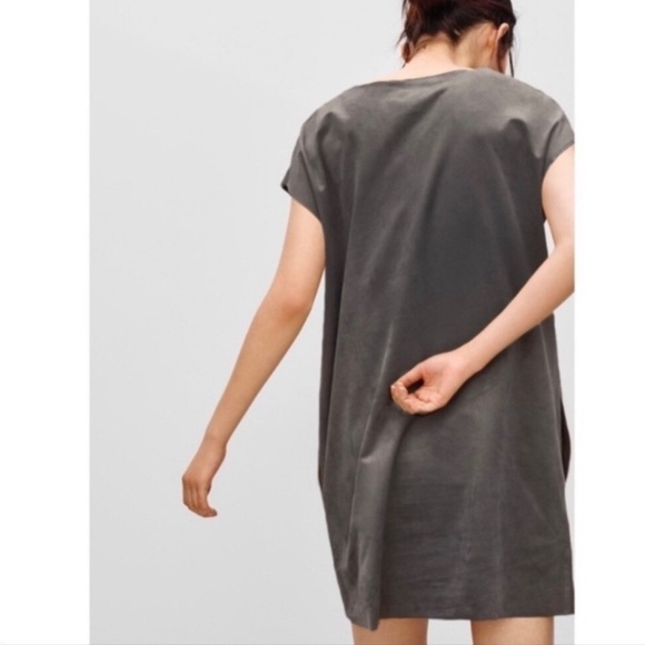 Womens Wilfred Free‎ faux suede gray mini dress size small - Picture 13 of 14